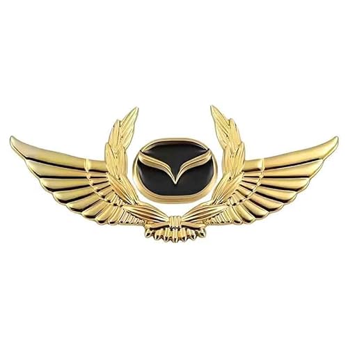 SXDZHK Auto Emblem Aufkleber für Mazda CX-30 2019-2023, Badge Aufkleber Emblem Badge Auto Sticker Abziehbild Buchstaben Kofferraum Aufkleber Selbstklebend Tuning Zubehör,Gold von SXDZHK