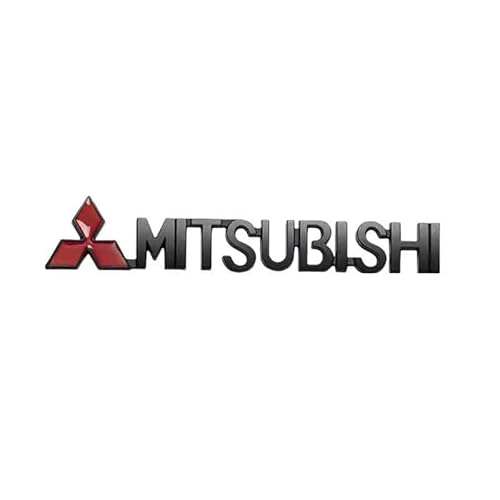 SXDZHK Auto Emblem Aufkleber für Mitsubishi Galant 2004-2008, Badge Aufkleber Emblem Badge Auto Sticker Abziehbild Buchstaben Kofferraum Aufkleber Selbstklebend Tuning Zubehör,Black von SXDZHK