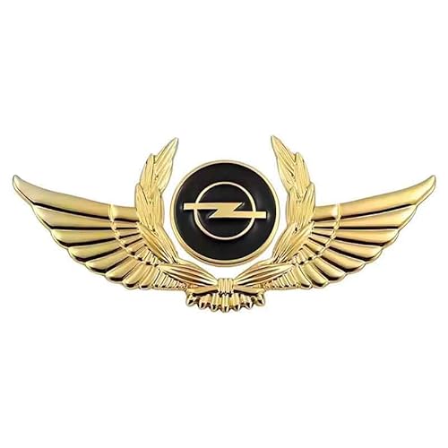 SXDZHK Auto Emblem Aufkleber für Opel GT 2006-2009, Badge Aufkleber Emblem Badge Auto Sticker Abziehbild Buchstaben Kofferraum Aufkleber Selbstklebend Tuning Zubehör,Gold von SXDZHK