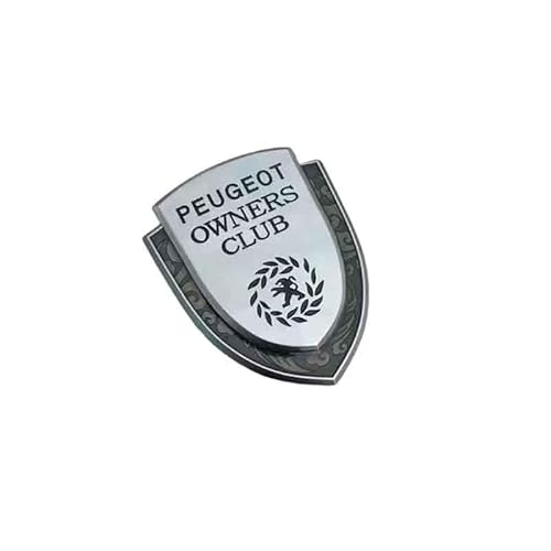 SXDZHK Auto Emblem Aufkleber für Peugeot 4007, Badge Aufkleber Emblem Badge Auto Sticker Abziehbild Buchstaben Kofferraum Aufkleber Selbstklebend Tuning Zubehör,Silver-Grey von SXDZHK