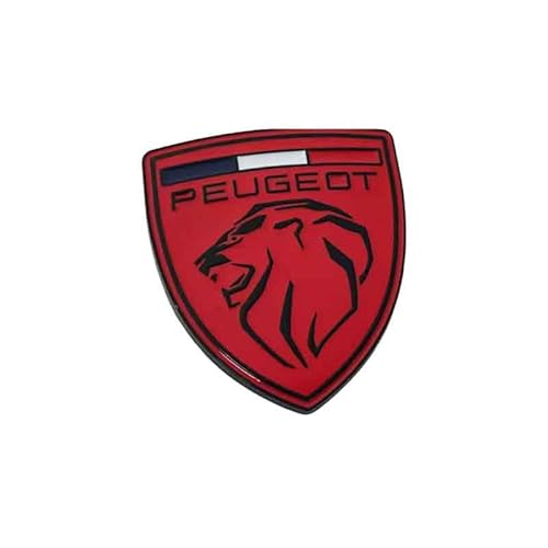 SXDZHK Auto Emblem Aufkleber für Peugeot Partner, Badge Aufkleber Emblem Badge Auto Sticker Abziehbild Buchstaben Kofferraum Aufkleber Selbstklebend Tuning Zubehör,Red-A-3 von SXDZHK