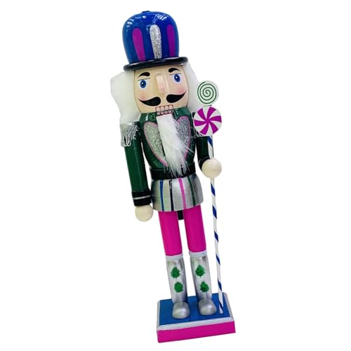 Festival Nussknacker Soldat Statue Urlaub Holz Nussknacker Soldat Ornament Elegant Weihnachten Party Tisch Ornament von SXRQ