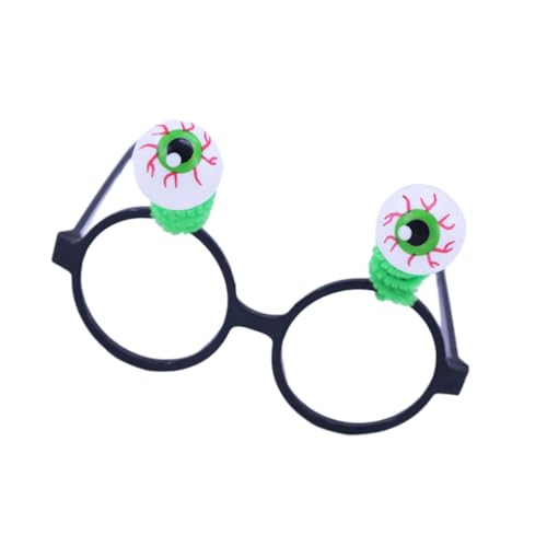 SXRQ Lustige Halloween-Augapfel-Brille, für Cosplay, Party, Kostüm, Foto-Brille, Erwachsene, Kinder, Foto-Brillen von SXRQ