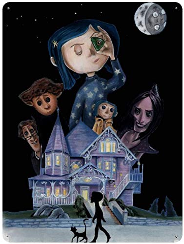 5D Coraline Diamond Painting Kits , Full Drill Round Rhinestone DIY Diamond Art Cross Stitch Embroidery Home Decor (30,5 x 40,6 cm) von SXSJEIOU