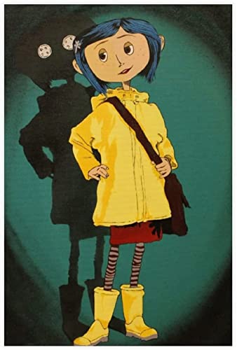 5D Coraline Diamond Painting Kits , Full Drill Round Rhinestone DIY Diamond Art Cross Stitch Embroidery Home Decor (30,5 x 40,6 cm) von SXSJEIOU