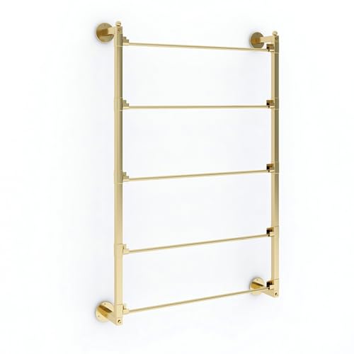 Band- und Krawattenhalter für den Einzelhandel, an der Wand montierter Geschenkpapier-Organizer, Bandständer, Krawattenhalter für den Heimbekleidungseinzelhandel, Blumenladen (Farbe: Gold, Größe: L von SXYKXYDL