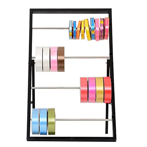 SXYKXYDL EIN Bandhalter-Organizer-Gestell für die Tischplatte, EIN 66 cm hoher Geschenkpapier-Aufbewahrungsspender für die Heimwerkstatt, Bastelraum, Organizer-Display für Vinylrollen mit 5 Ebenen von SXYKXYDL