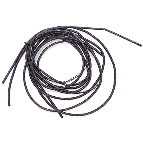 Stickgarn Kupferdraht Nähen Nähen Glanz 1,5 mm Durchmesser. Manuelle DIY-Schnur (Black) von SYH&AQYE