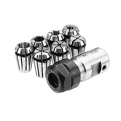 SYHML-SHOP Frühlingszange Futter Er16 ER16 ER20 ER25 ER32er Spring-Spannzangenfuttergenauigkeit 0,008 mm für CNC-Graviermaschine Drehmaschine Fräswerkzeug (Hole Diameter : ER32 11) von SYHML-SHOP