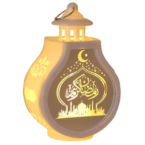 SYJHHWGS EidMubarak Lichtlampe, Ornament, Party-Dekoration, Ramadas-Lampe, Dekoration für Zuhause, Party von SYJHHWGS