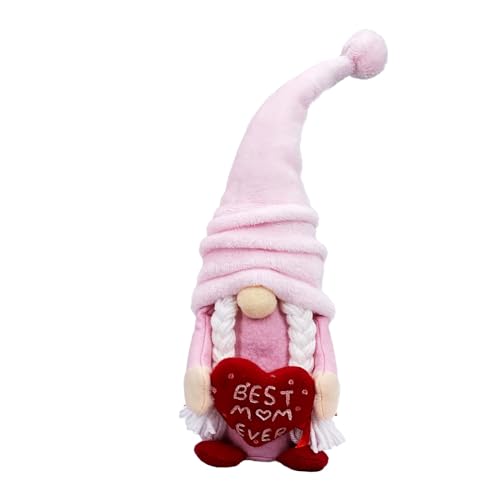 SYJHHWGS Muttertag Zwerge Tomte Schwedische Nisse Skandinavische Dekoration Rudolph (Muttertag) Herz Blume von SYJHHWGS