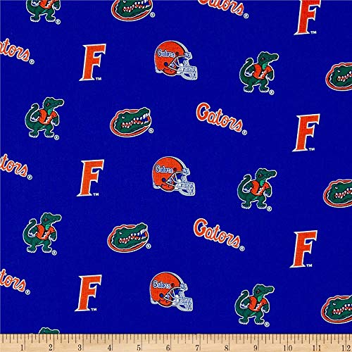 NCAA Florida Gators Breittuch, Quiltstoff pro Yard von SYKEL ENTERPRISES