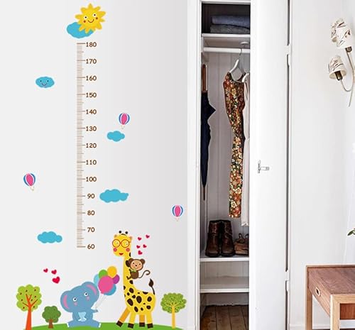 SYLUOQP Wandtafel für Kinder, Wachstumstabelle, Höhenaufkleber, Höhenmessung für Kinderzimmer, Wohnzimmer, Kindergarten und andere Wanddekorationen,E von SYLUOQP