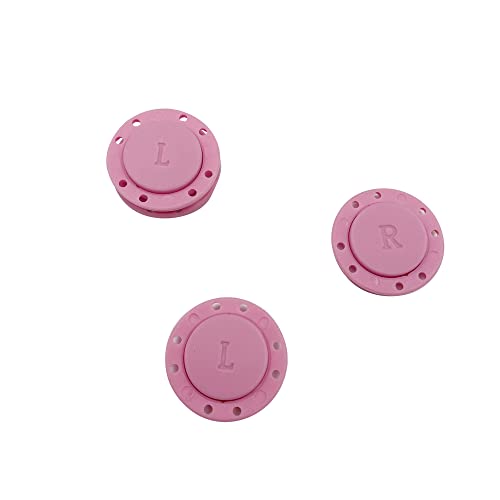 Magnetische Mantelknöpfe, 41 l, 26 mm, unsichtbarer versteckter Nähknopf, Nylon mit Magneten im Inneren, für Mantel, Jacke, Koffer, Tasche, Windbreaker, Pyjama, 6 Sets (Rosa) AE589 von SYSOLYWIN