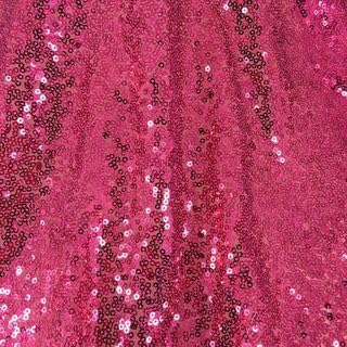 SYSUII 135cm * 1m Paillettenstoff Sparkly Stoff glitzernder Stoff Dekostoff Kostümstoff zum Nähen Stoff Tüll Pailletten-Stoff für Hochzeit Kleid Dekoration DIY Tisch Tutu Rock Party Deko - Rose von SYSUII