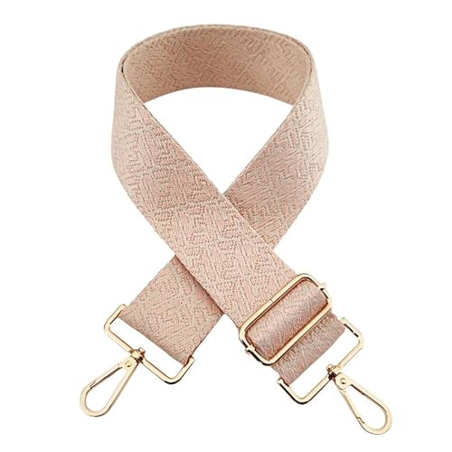 SYSUII Tragegurt Schultergurt für Handtaschen Crossbody Canvas Tasche Verstellbar 72-130CM Breit 5cm Tragegurt Schulterriemen mit Karabiner Taschengurte zum Wechseln DIY Zubehör -rosa SYSUII Tragegurt Schultergurt für Handtaschen Crossbody Canvas Tasche Verstellbar 72-130CM Breit 5cm Tragegurt Schulterriemen mit Karabiner Taschengurte zum Wechseln DIY Zubehör -rosa von SYSUII