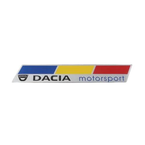 SYXWJL Auto Emblem für Dacia Dokker 2017-2021, Logo Badge Aufkleber Sticker mit Emblem für Außendekoration 3D Metall Buchstaben Aufkleber mit Logo Auto Styling Zubehör,13cm*2.6cm von SYXWJL