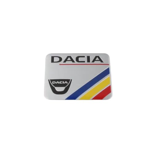 SYXWJL Auto Emblem für Dacia Dokker 2017-2021, Logo Badge Aufkleber Sticker mit Emblem für Außendekoration 3D Metall Buchstaben Aufkleber mit Logo Auto Styling Zubehör,6cm*5.5cm von SYXWJL