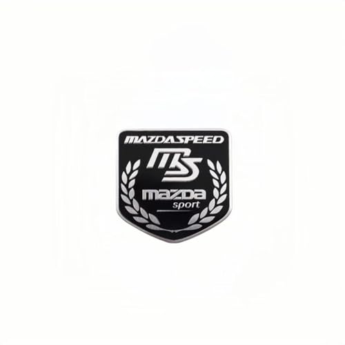 SYXWJL Auto Emblem für Mazda 6 2007-2012, Logo Badge Aufkleber Sticker mit Emblem für Außendekoration 3D Metall Buchstaben Aufkleber mit Logo Auto Styling Zubehör,G von SYXWJL