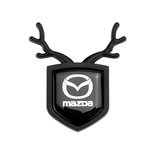 SYXWJL Auto Emblem für Mazda B-Series, Logo Badge Aufkleber Sticker mit Emblem für Außendekoration 3D Metall Buchstaben Aufkleber mit Logo Auto Styling Zubehör,Black von SYXWJL