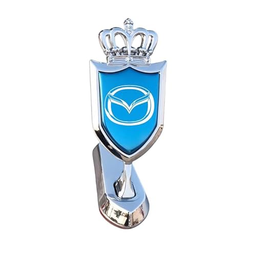 SYXWJL Auto Emblem für Mazda Biante 2008-2018, Frontgrill Front Motorhaube Kofferraum Logo Badge Aufkleber Sticker 3D Metall Buchstaben Aufkleber mit Logo Auto Styling Zubehör,S-A von SYXWJL