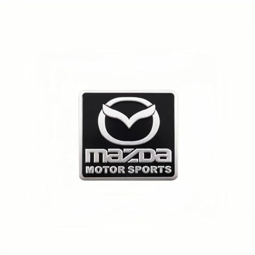 SYXWJL Auto Emblem für Mazda Biante 2008-2018, Logo Badge Aufkleber Sticker mit Emblem für Außendekoration 3D Metall Buchstaben Aufkleber mit Logo Auto Styling Zubehör,C von SYXWJL