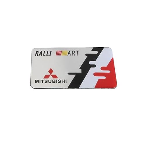 SYXWJL Auto Emblem für Mitsubishi Attrage 2013-2019, Logo Badge Aufkleber Sticker mit Emblem für Außendekoration 3D Metall Buchstaben Aufkleber mit Logo Auto Styling Zubehör,8cm*5cm von SYXWJL