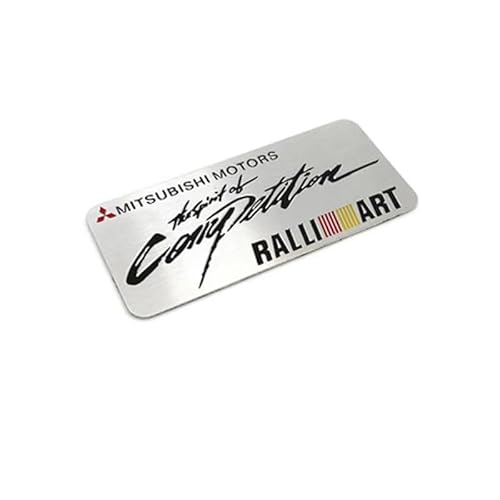 SYXWJL Auto Emblem für Mitsubishi L200 2019-2023, Logo Badge Aufkleber Sticker mit Emblem für Außendekoration 3D Metall Buchstaben Aufkleber mit Logo Auto Styling Zubehör,9 * 4.2cm von SYXWJL