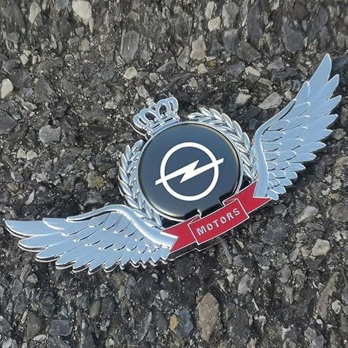 SYXWJL Auto Emblem für Opel Adam 2012-2019, Logo Badge Aufkleber Sticker mit Emblem für Außendekoration 3D Metall Buchstaben Aufkleber mit Logo Auto Styling Zubehör,C von SYXWJL