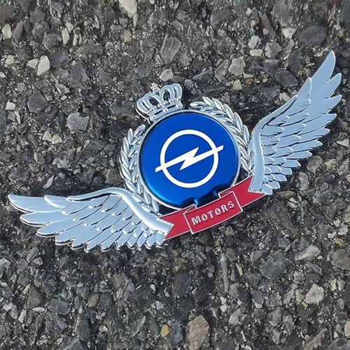 SYXWJL Auto Emblem für Opel Mokka 2020-2023, Logo Badge Aufkleber Sticker mit Emblem für Außendekoration 3D Metall Buchstaben Aufkleber mit Logo Auto Styling Zubehör,D von SYXWJL