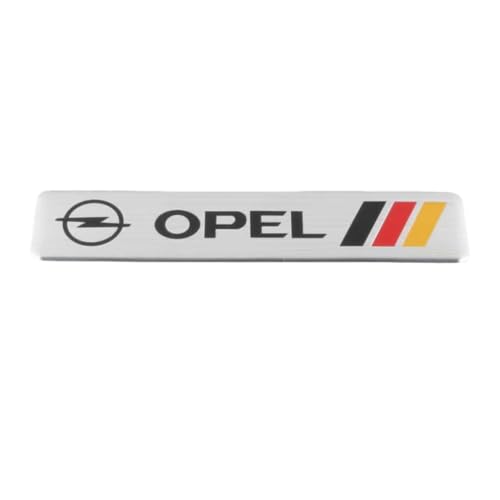 SYXWJL Auto Emblem für Opel Zafira Life 2019 2020, Logo Badge Aufkleber Sticker mit Emblem für Außendekoration 3D Metall Buchstaben Aufkleber mit Logo Auto Styling Zubehör,B von SYXWJL