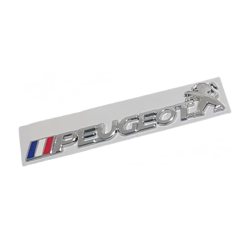 SYXWJL Auto Emblem für Peugeot 607 2004-2010, Logo Badge Aufkleber Sticker mit Emblem für Außendekoration 3D Metall Buchstaben Aufkleber mit Logo Auto Styling Zubehör,150mm von SYXWJL