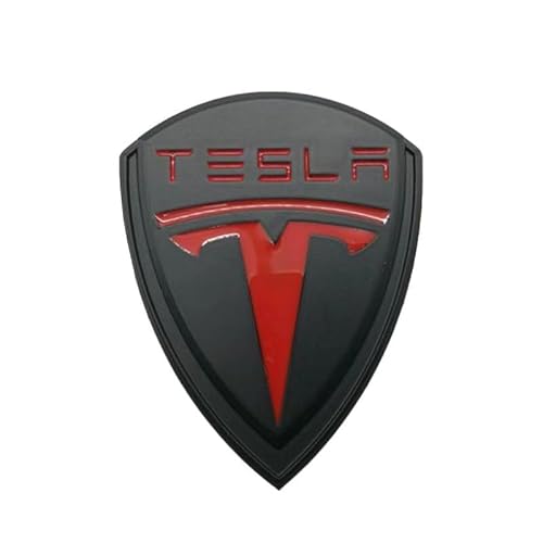 SYXWJL Auto Emblem für Tesla Model X 2015-2023, Logo Badge Aufkleber Sticker mit Emblem für Außendekoration 3D Metall Buchstaben Aufkleber mit Logo Auto Styling Zubehör,B von SYXWJL