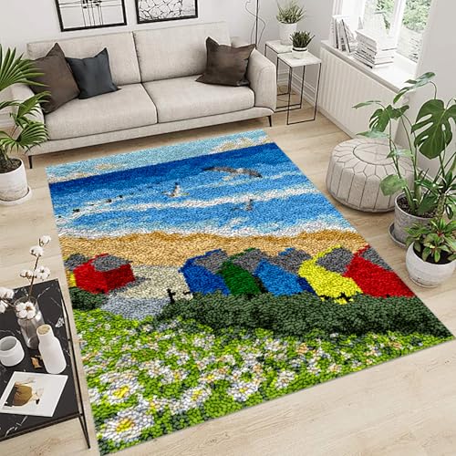 SZKBEUO 80x115 cm Knüpfteppich Zum Selber knüpfen Knüpfset Teppich Tapisserie, 3D Teppich Knüpfen Set Erwachsene Knüpfsets Latch Hook Kit Selbst Knüpfen für DIY Handwerk Geschenk SZKBEUO 80x115 cm Knüpfteppich Zum Selber knüpfen Knüpfset Teppich Tapisserie, 3D Teppich Knüpfen Set Erwachsene Knüpfsets Latch Hook Kit Selbst Knüpfen für DIY Handwerk Geschenk von SZKBEUO