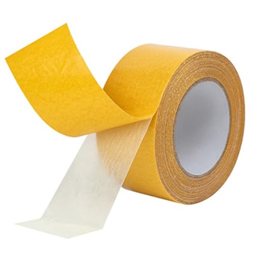 SZSZLDZSW Super klebrigem Widerstand klares Klebeband Super klebriges doppelseitiges Klebeband klebriger zweiseitiger Befestigungsart für Teppiche, Teppiche, Bilder und Kunsthandwerk gelb 5cmx5m SZSZLDZSW Super klebrigem Widerstand klares Klebeband Super klebriges doppelseitiges Klebeband klebriger zweiseitiger Befestigungsart für Teppiche, Teppiche, Bilder und Kunsthandwerk gelb 5cmx5m von SZSZLDZSW