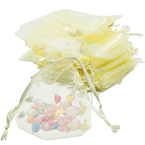 SZXMDKH Organzasäckchen 50 pcs Geschenk Schmuckbeutel Kordelzug Für Festival süßigkeiten Party Und Hochzeit Beutel (7X 9 cm) von SZXMDKH