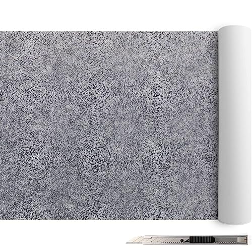 SZYCKJGS Filzgleiter Selbstklebend 40x200cm, Filz Selbstklebend Dunkelgrau, Klebefilz Selbstklebend 2mm Dicke, Filzmatte Selbstklebend, Möbelgleiter Filz, Filzgleiter für Stühle, Möbel, Couch von SZYCKJGS