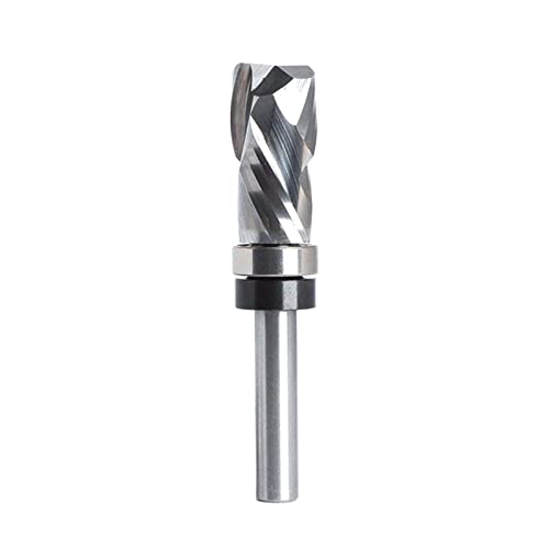 SZYDD Solid Compression Flush Trim Router Bit 1/4 Inch Shank Top Bearing PatterPlunge Flush Trim Router Bit Compression Router Bit von SZYDD