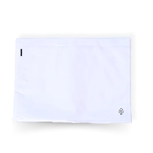 100 transparente Versandtaschen für Sendungen, 225 x 166 mm, DIN A5 (A4 auf 2 gefaltet), selbstklebend von SafePostBags