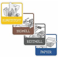 4 SafetyMarking® Hinweisaufkleber-Set von SafetyMarking®