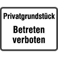 SafetyMarking® Hinweisschild "Betreten verboten" rechteck 33,0 x 25,0 cm von SafetyMarking®