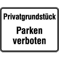 SafetyMarking® Hinweisschild "Parken verboten" rechteck 33,0 x 25,0 cm von SafetyMarking®