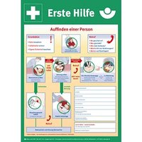 SafetyMarking® Rettungszeichen "Anleitung zur Ersten Hilfe" rechteckig 40,0 x 56,0 cm von SafetyMarking®