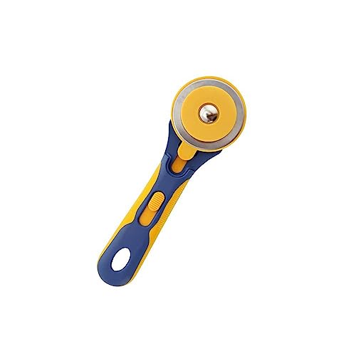 SagaSave Rollschneider, Ergonomischer Weicher Griff, Nähzubehör, Perfekt zum Schneiden von Stoff, Leder, Papier, Quilten, Basteln, 60mm SagaSave Rollschneider, Ergonomischer Weicher Griff, Nähzubehör, Perfekt zum Schneiden von Stoff, Leder, Papier, Quilten, Basteln, 60mm von SagaSave