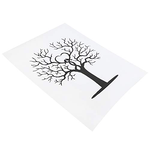 Fingerabdruck-Baum, DIY, Gästeunterschrift, Schild, Buch, Leinwand, Fingerabdruck, Gemälde von Sahgsa