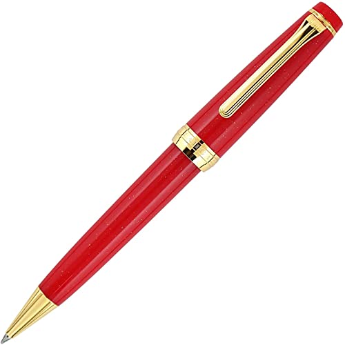 Sailor Kugelschreiber Professional Gear Slim"Fairy Tale" | Schreibstift aus Harz mit goldenen Beschlägen | Geschenkbox (Princess Kaguya Red Lamé) von Sailor Pen