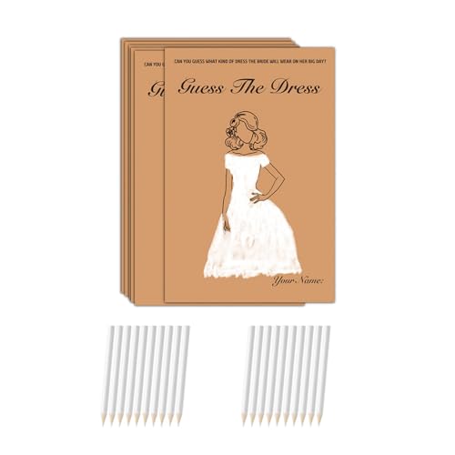 1 Set Bridal Duschspiele Erraten Kleid Braut Duschspiel Lustige Hochzeitsdekoration Partyzubehör Für Gäste 1 Set Bridal Duschspiele Erraten Kleid Braut Duschspiel Lustige Hochzeitsdekoration Partyzubehör Für Gäste von Saiyana