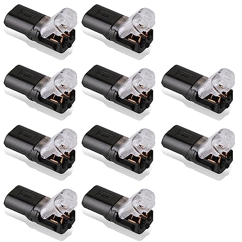 10pcs Typ H 12V Drahtkabel Stecker Stecker Anschlussanschluss Klemmen Lötloser Press Anschlussanschlussklemme von Saiyana