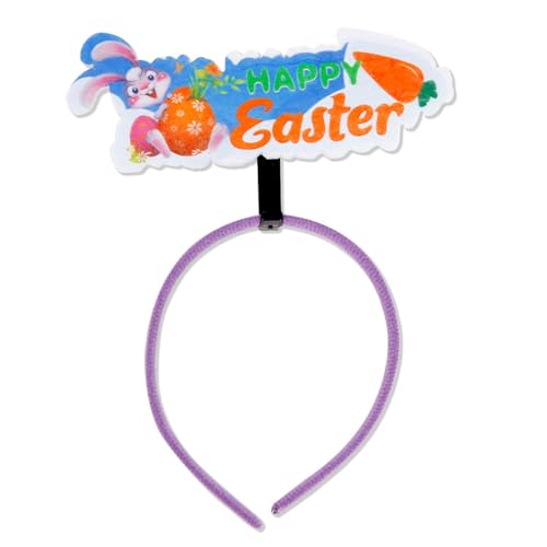 Oster-Stirnband, Osterhasen-Ohren-Haarreif, Oster-Party-Dekoration, Ostern, Geburtstagsparty, für Kinder und Erwachsene, Geschenke, Osterhasen, Ohren von Saiyana