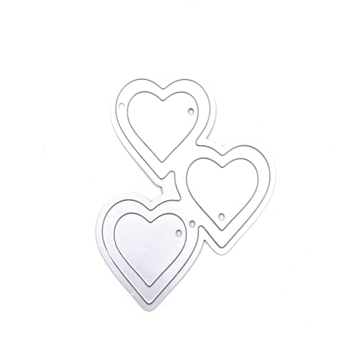 Saiyana Herz Metall Stanzformen Hochzeits Stanzformen Schnittschablonen Für Prägepapier Valentinstag Scrapbooking Dekorationen von Saiyana